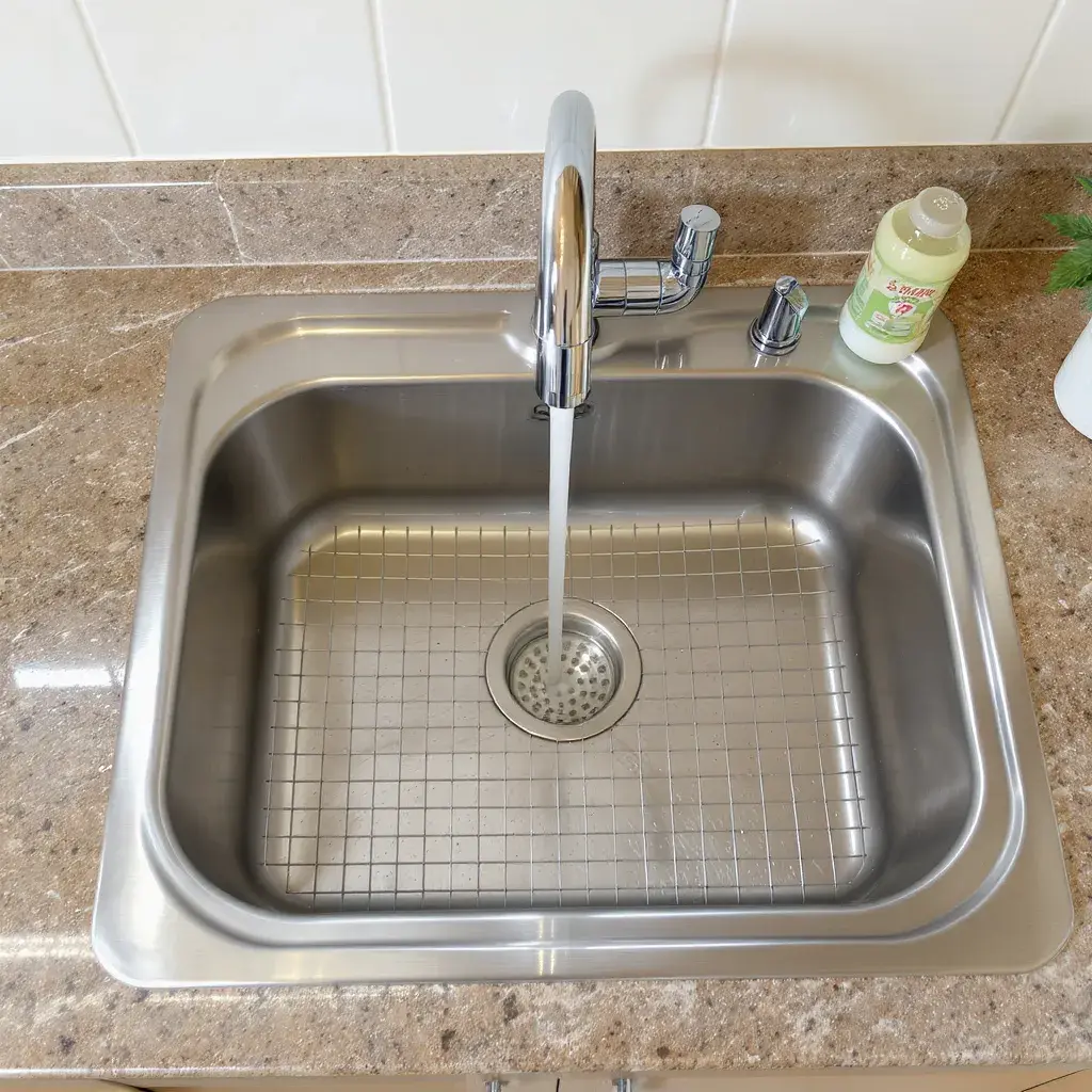 Depois de Desentupimento de pia em Taquaral